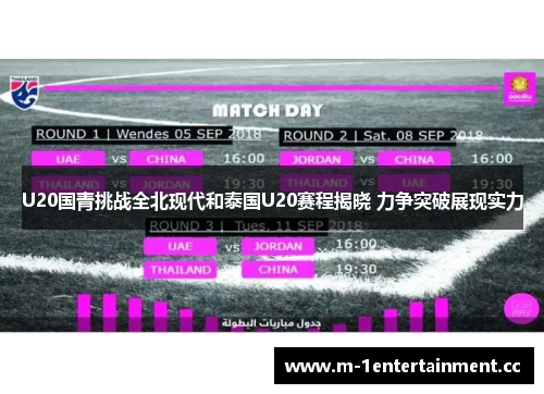 U20国青挑战全北现代和泰国U20赛程揭晓 力争突破展现实力
